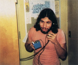 Steve Wozniak mit einer Blue Box