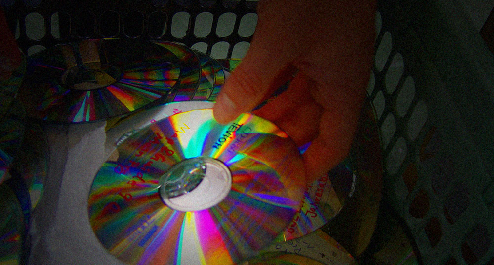 Raubkopierte DVDs