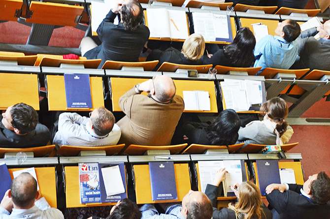 Social Media Konferenz Vogelperspektive