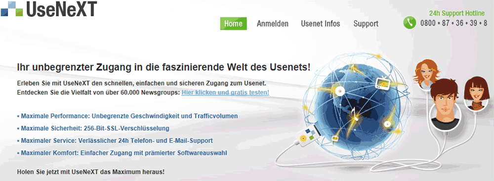 Usenet-Werbung