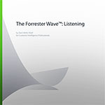Forrester Wave: Listening Platforms