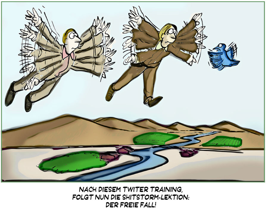 Social Media Cartoon