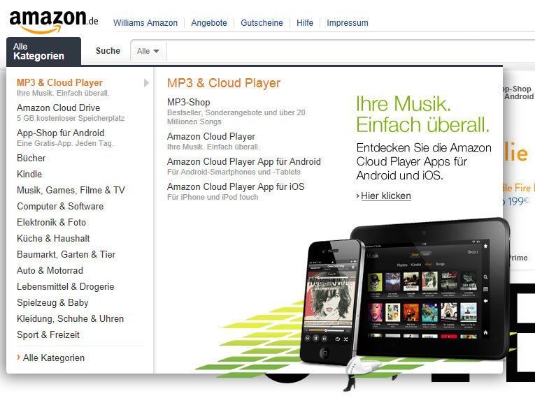 Amazon.de Cloud