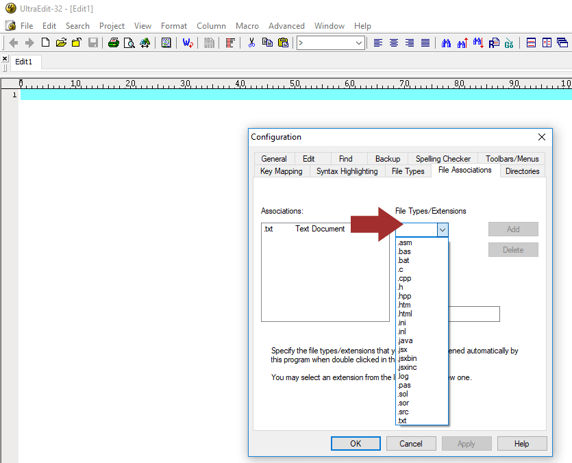 Change Notepad as Default Editor in Windows 10