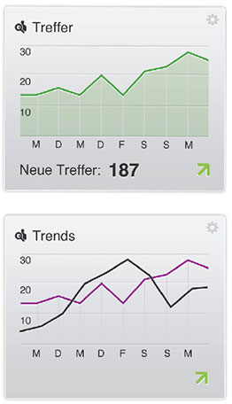 blueReport Social Listening Dashboard